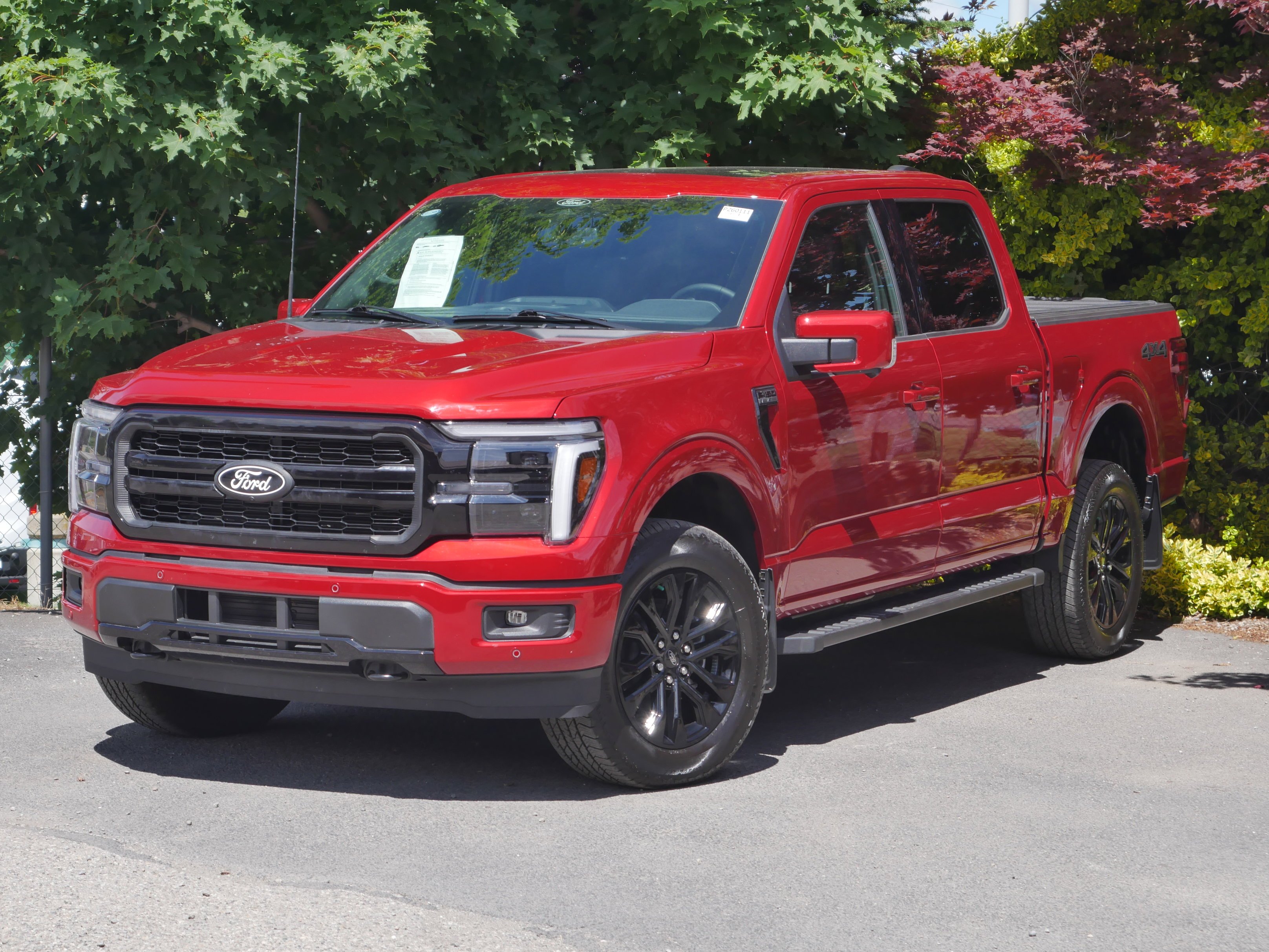 Certified Used 2025 Rapid Red Metallic Tinted Clearcoat Ford LARIAT image 2