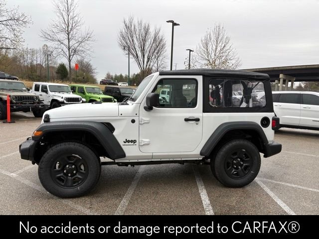 New 2026 Bright White Clear-Coat Exterior Paint Jeep Sport image 2