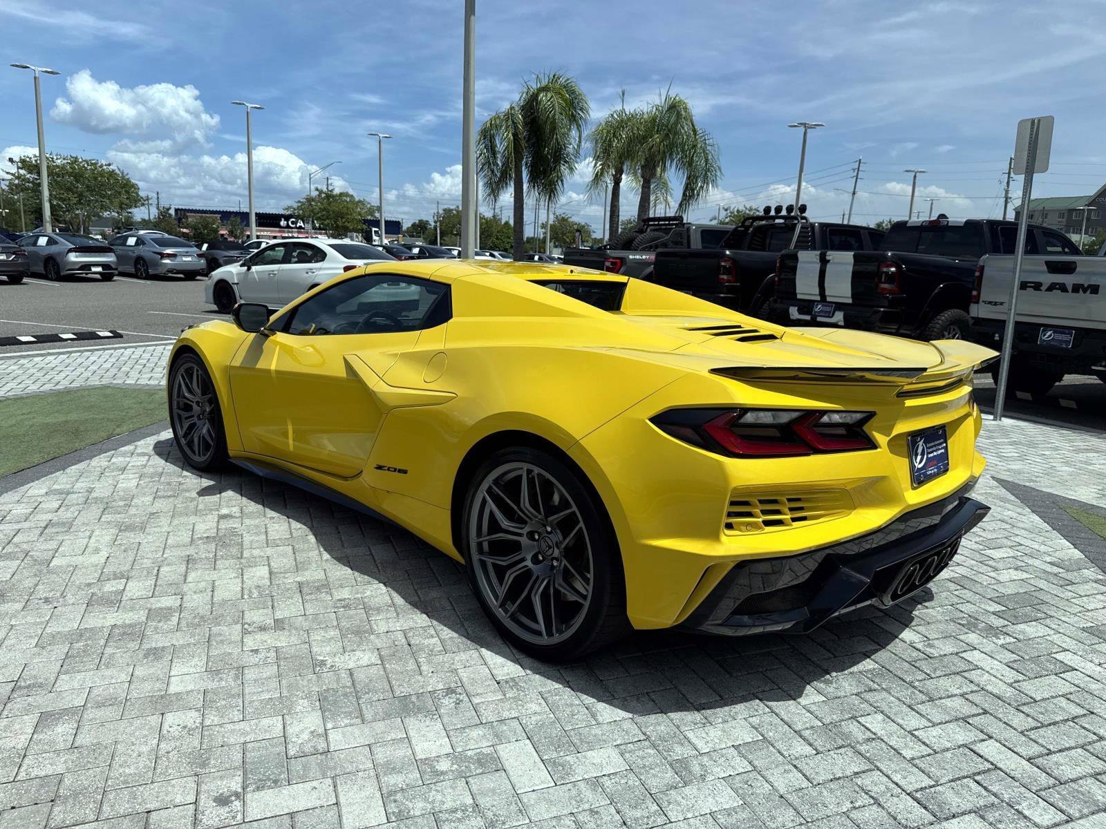 Used 2025 Competition Yellow Tintcoat Metallic Chevrolet Z06 image 13