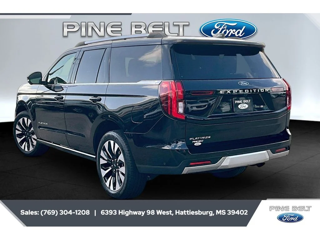Used 2025 Agate Black Metallic Ford Platinum image 2