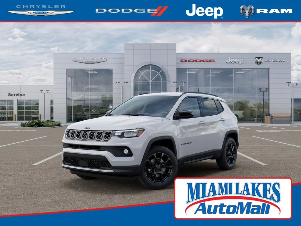 New 2026 Bright White Clear-Coat Exterior Paint Jeep Latitude image 1