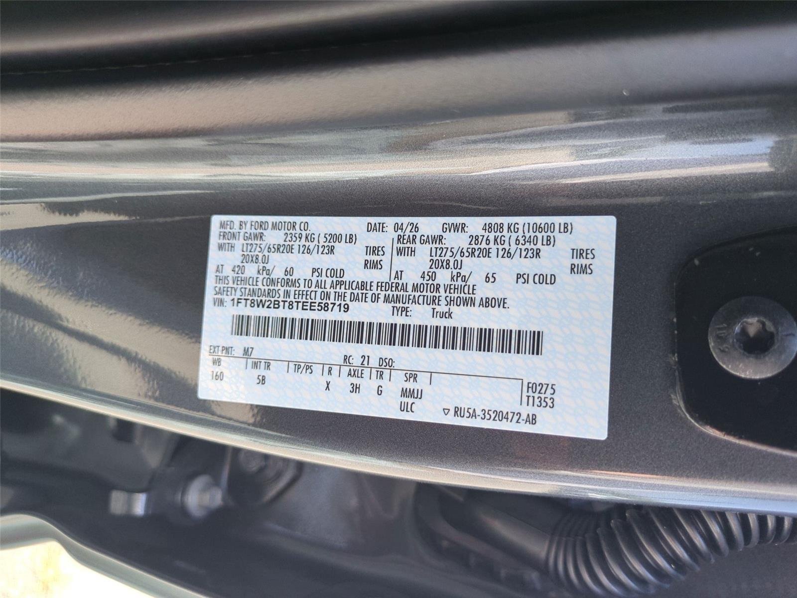 New 2026 Carbonized Gray Metallic Ford F-250® Lariat® image 41