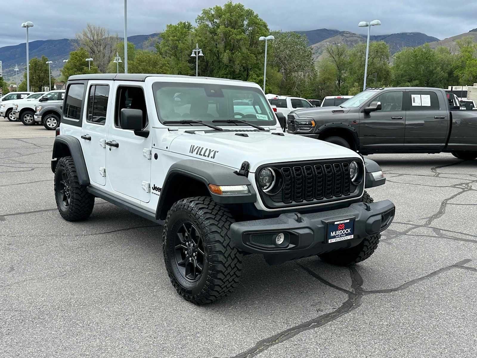 Used 2025 Bright White Clearcoat Jeep Willys image 9