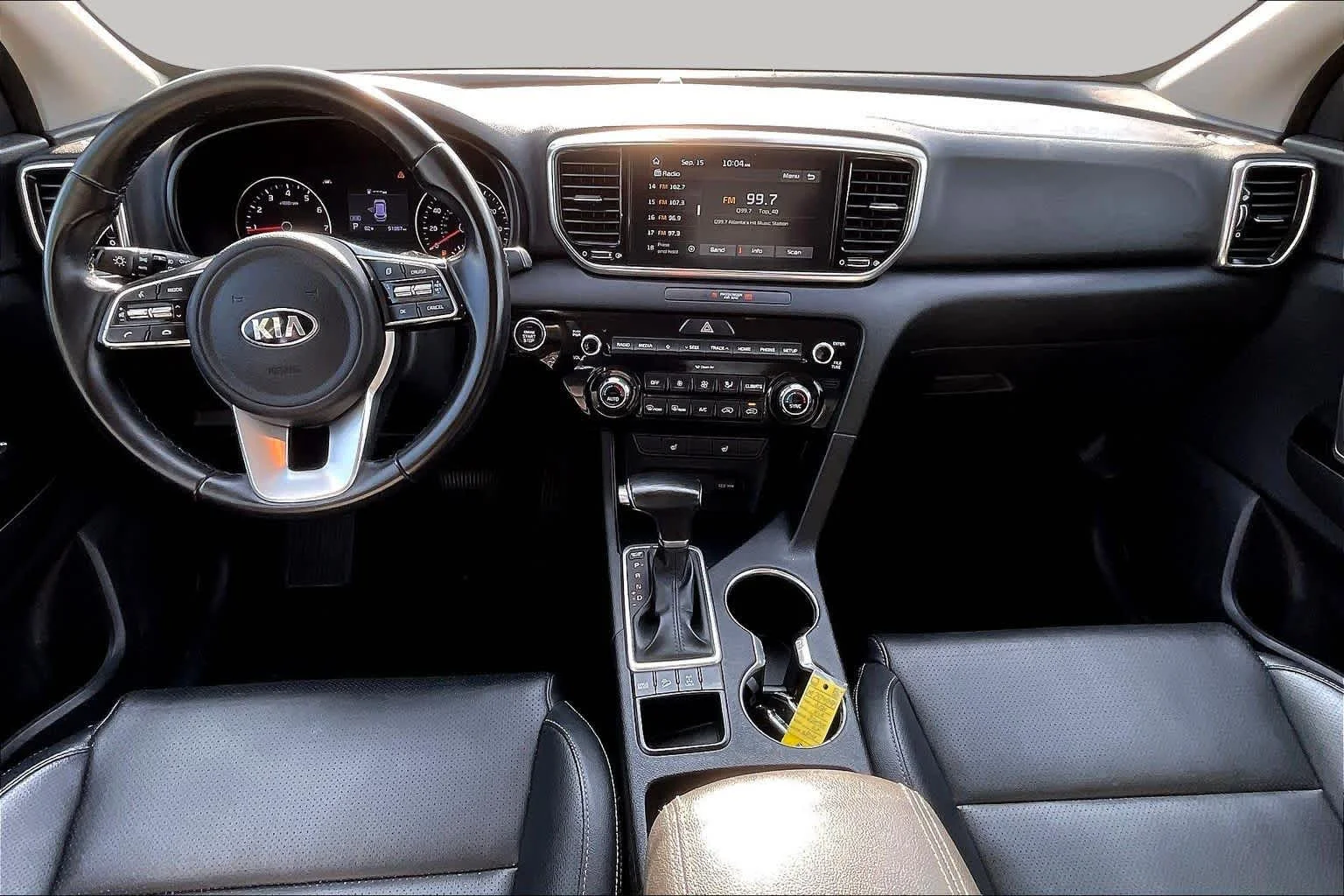 Used 2021 Snow White Pearl Kia EX image 15