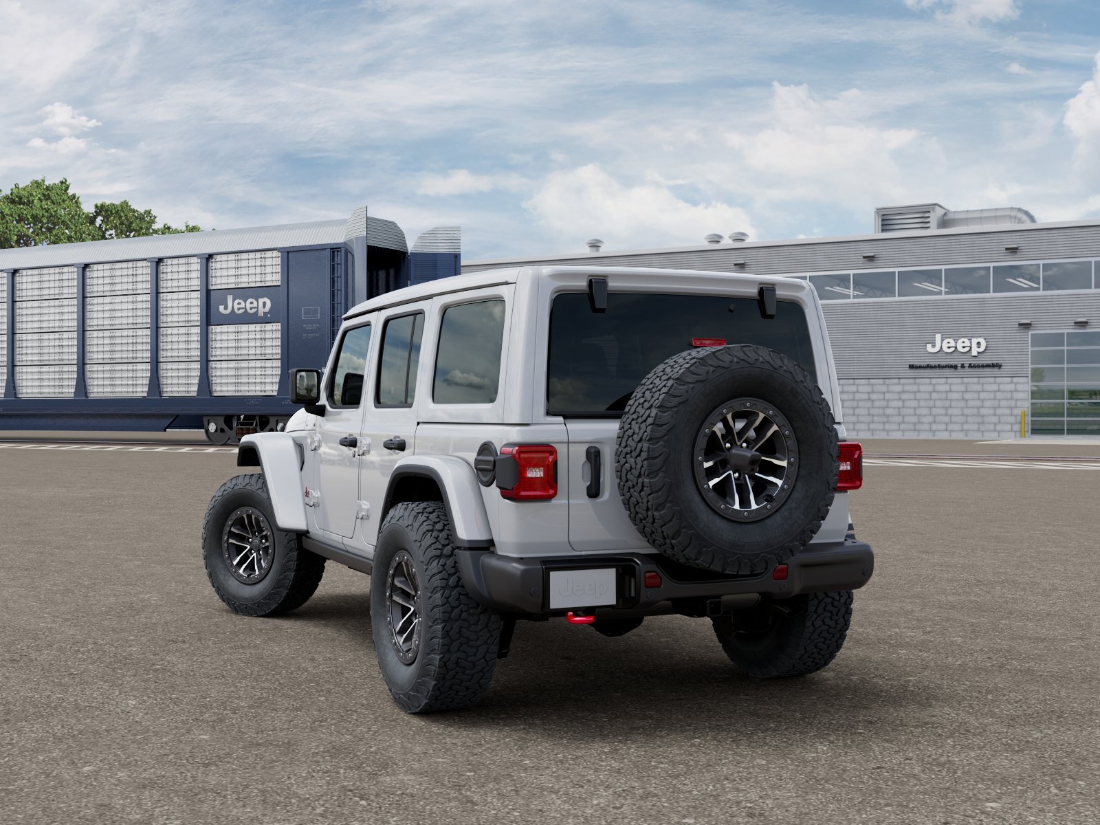 New 2026 Bright White Clear-Coat Exterior Paint Jeep  image 3