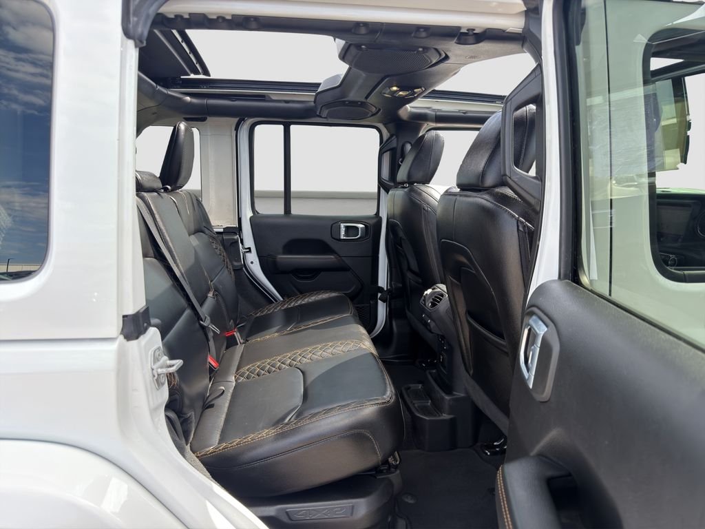 Used 2021 White Jeep Unlimited Sahara 4xe image 19