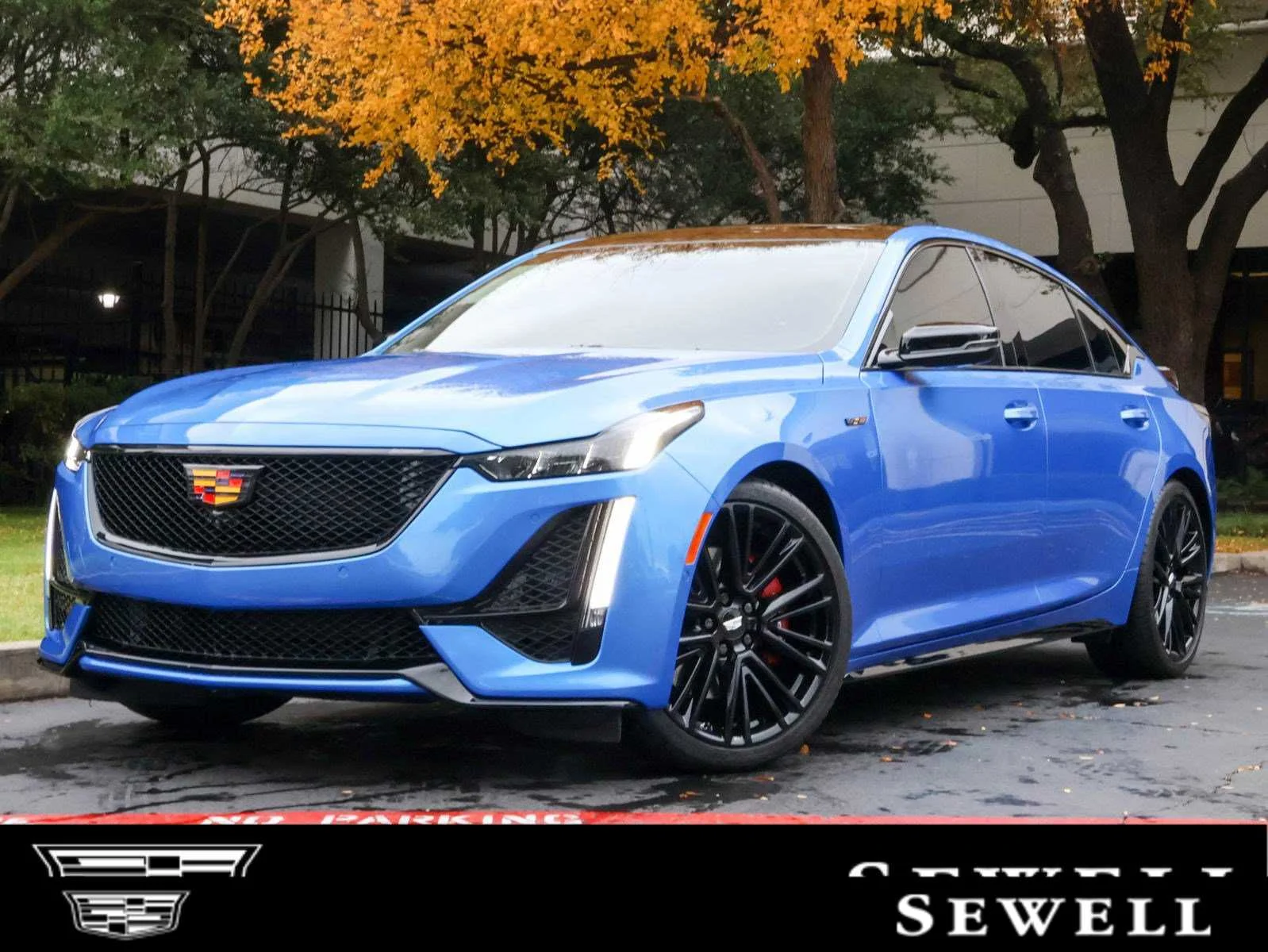 Certified Used 2024 Coastal Blue Metallic Cadillac V-Series image 1