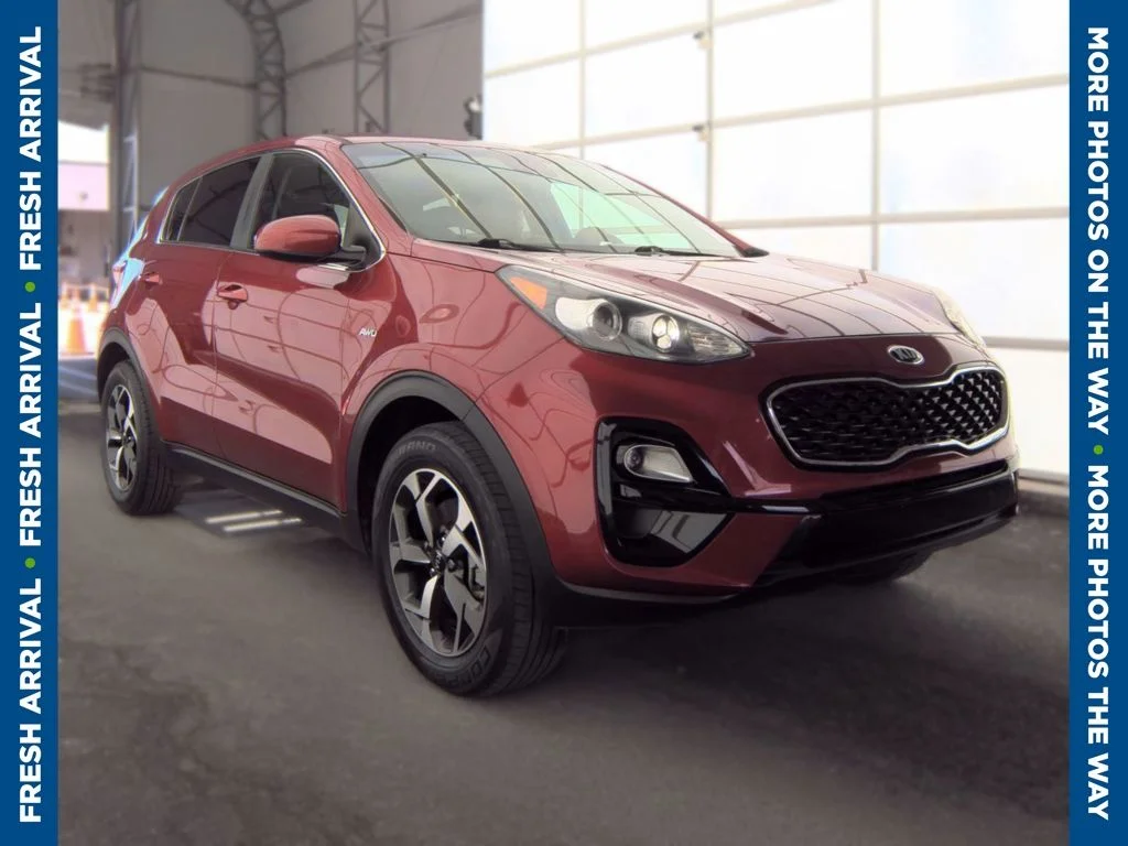 Used 2021 Red Kia LX image 1