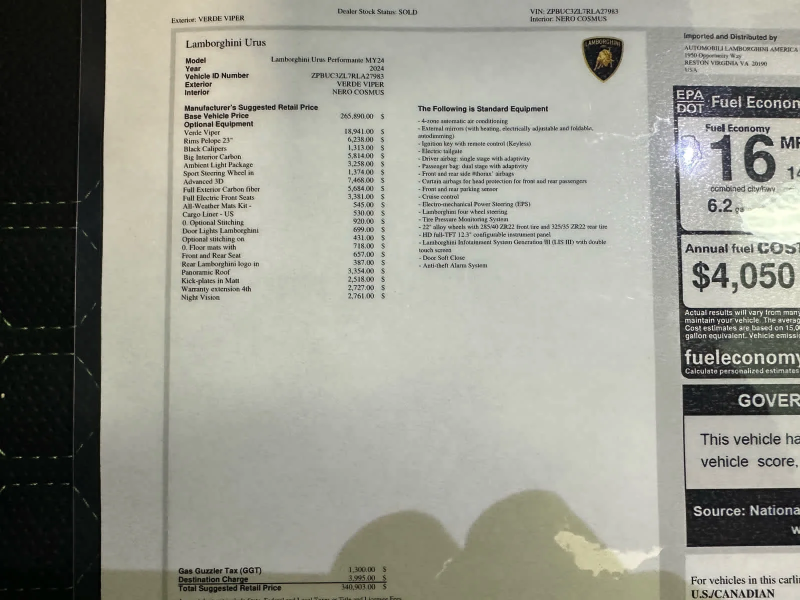 2024 Lamborghini Urus Performante - Photo 44