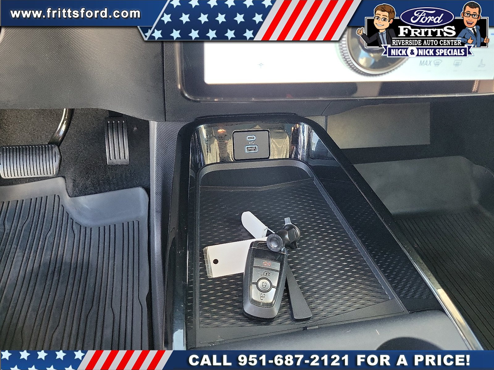 Certified Used 2023 White Metallic Ford Premium image 9