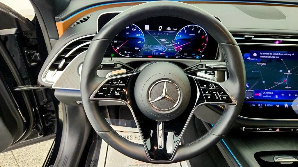 Used 2025 Black Mercedes-Benz E 450 4MATIC® Sedan image 13