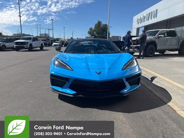 Used 2020 Blue Chevrolet Stingray image 2