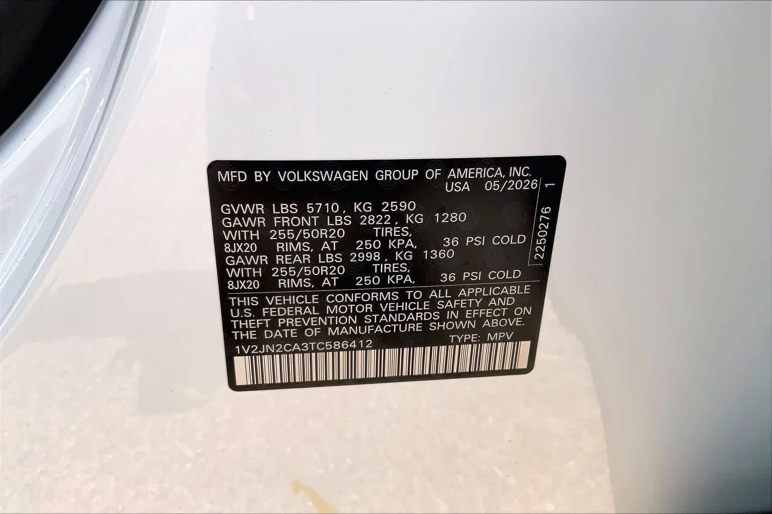 New 2026 Opal White Pearl Volkswagen 2.0T SE w/Technology image 21
