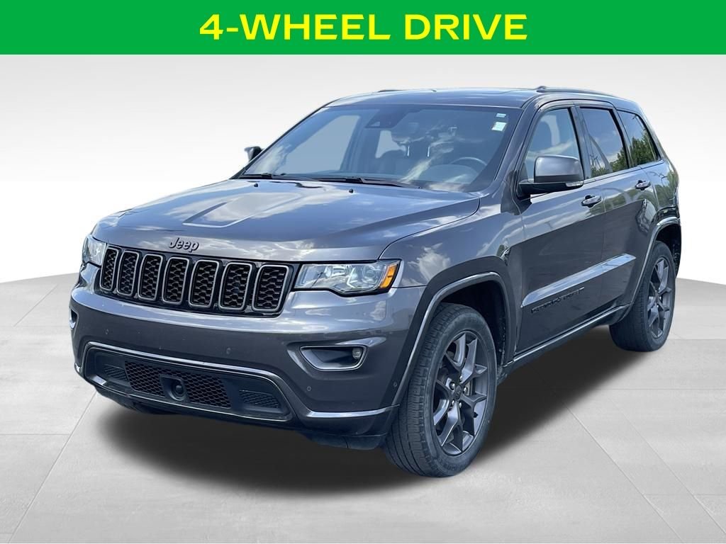 Used 2021 Granite Crystal Metallic Clearcoat Jeep Limited image 4