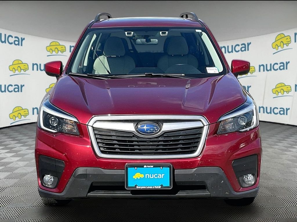 Used 2021 Crimson Red Pearl Subaru Premium image 2