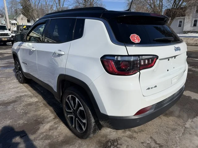Used 2024 Bright White Clearcoat Jeep Limited image 3