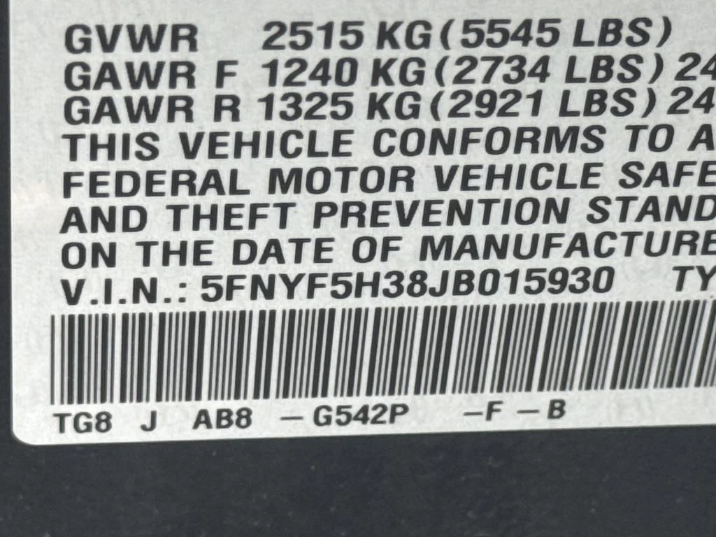 Used 2018 Beige Honda EX image 33