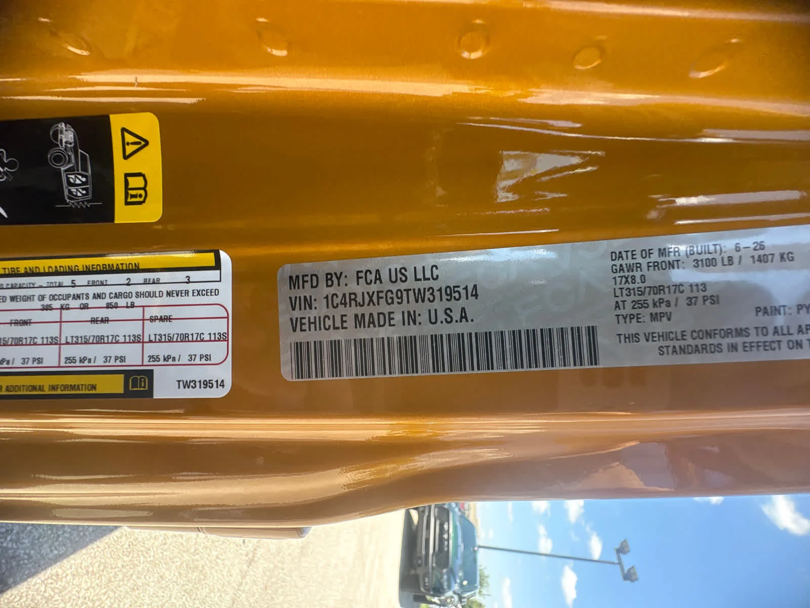New 2026 Goldilocks Exterior Paint Jeep Rubicon X image 31