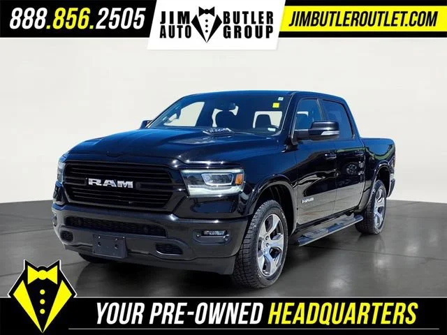 Used 2020 Black Ram Laramie Crew Cab 4x4 5