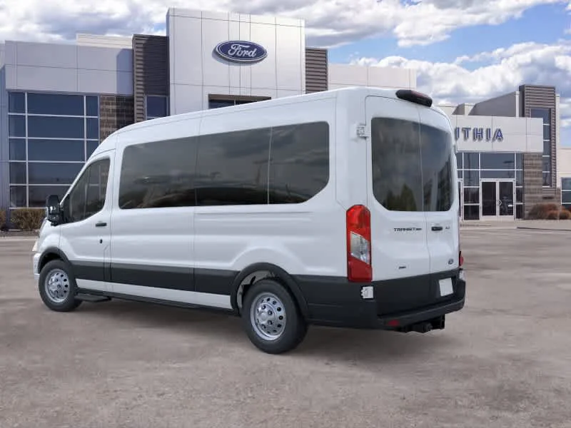 New 2026 Oxford White Ford Passenger Van XLT image 4