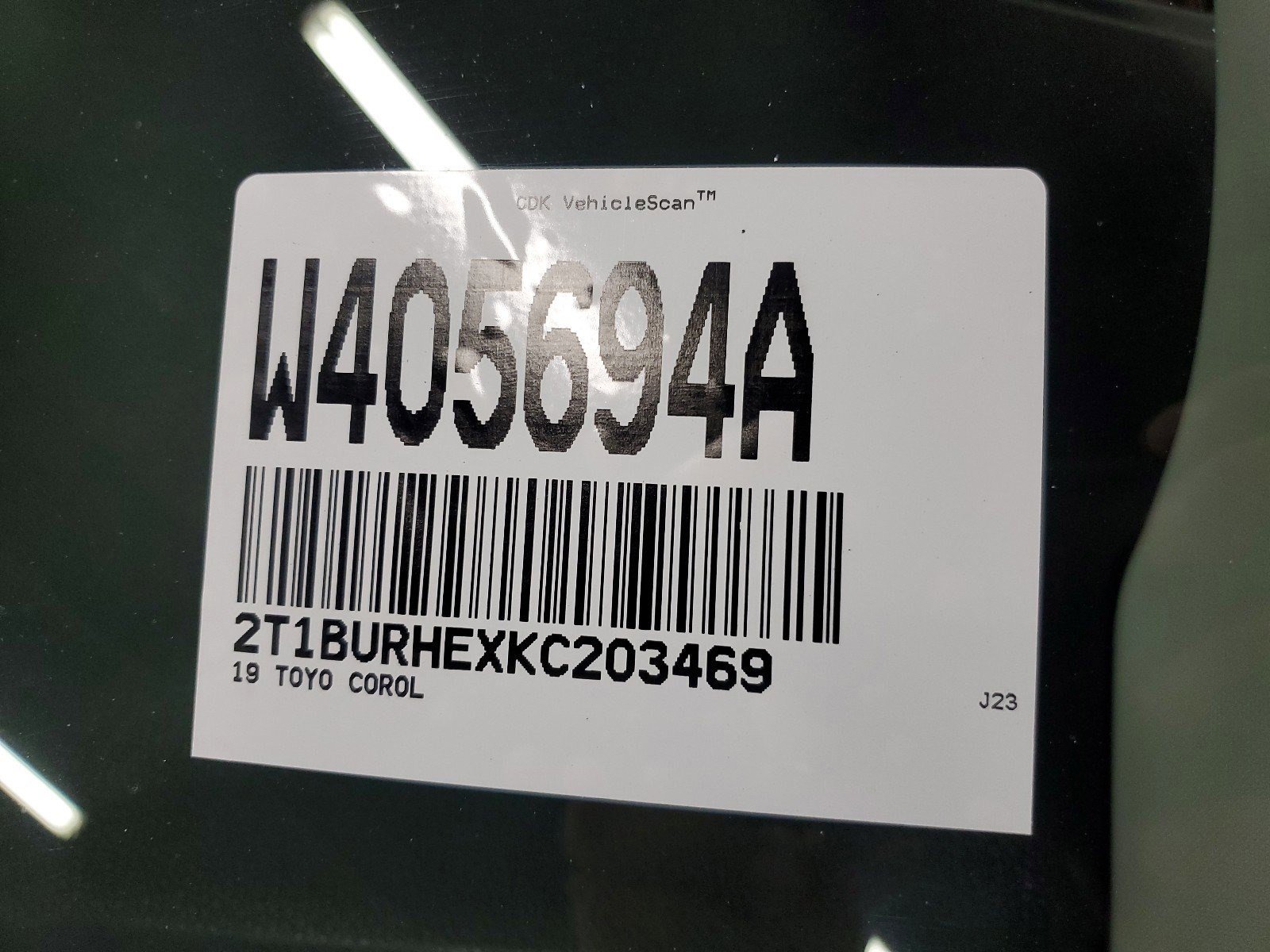 Used 2019 Classic Silver Metallic Toyota LE image 31