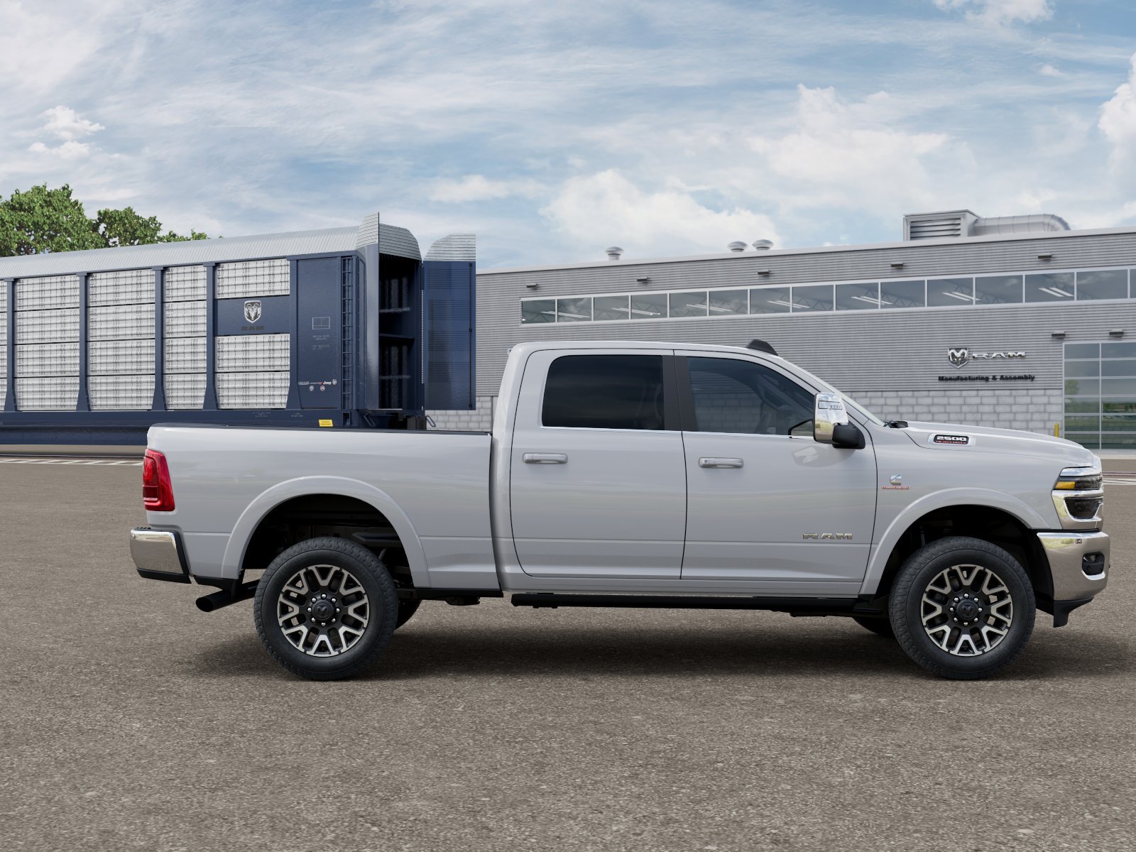 New 2026 Bright White Clear-Coat Exterior Paint RAM Longhorn image 12