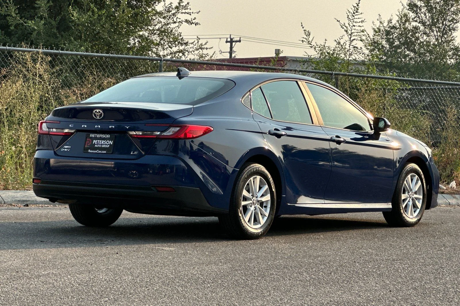 Used 2025 Blue Toyota LE image 3