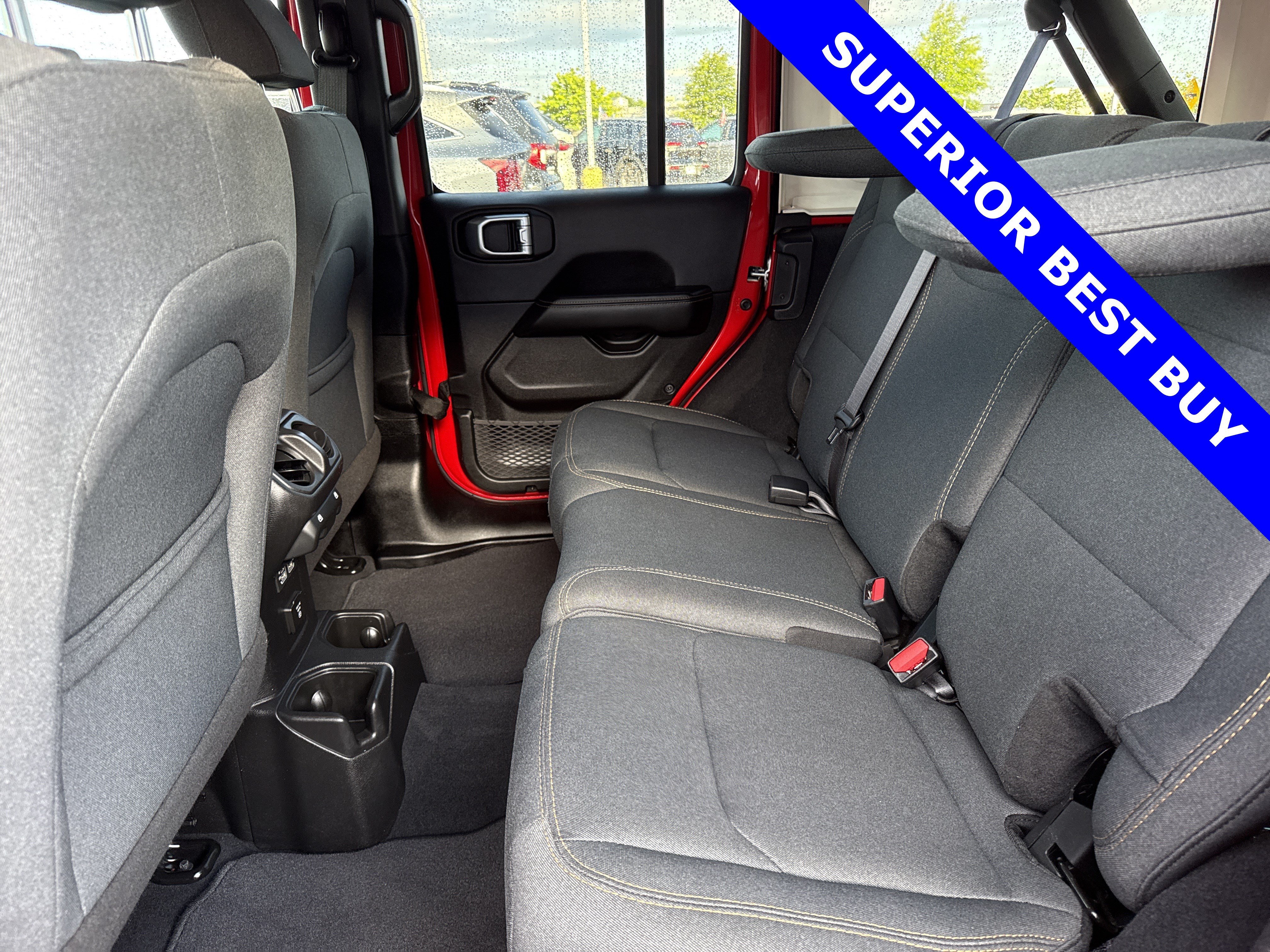 Used 2025 Firecracker Red Clearcoat Jeep Sahara 4WD image 6