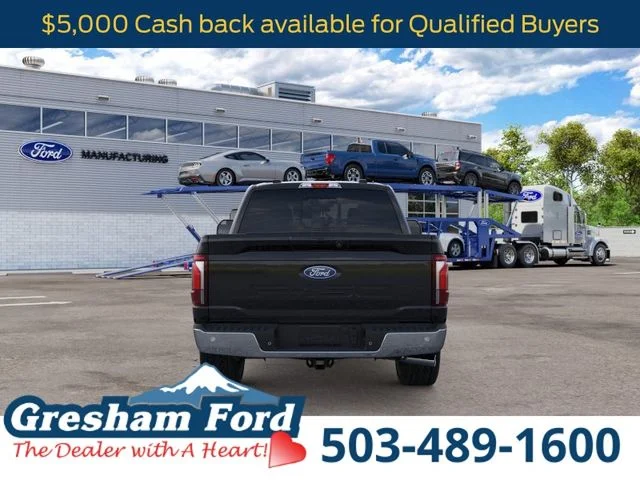 New 2026 Agate Black Metallic Ford Lariat image 5