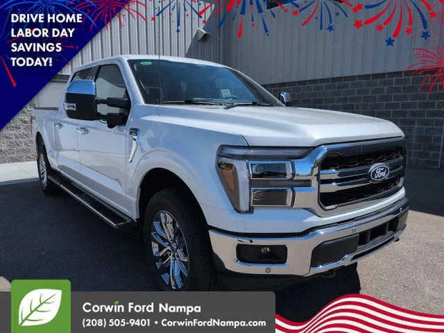 New 2026 Star White Metallic Tri-Coat Ford Lariat® image 1