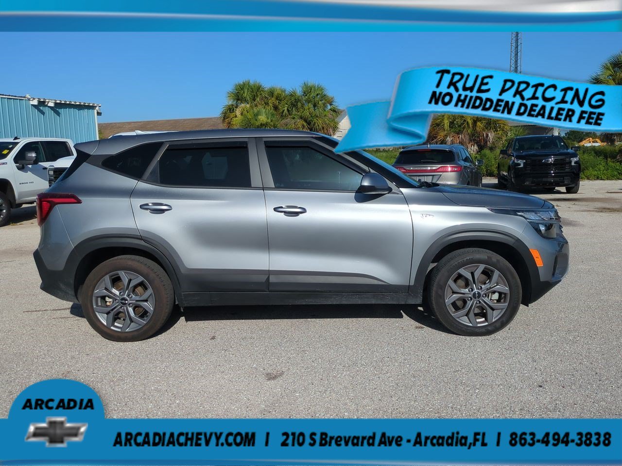 Used 2024 Steel Gray Kia LX image 3