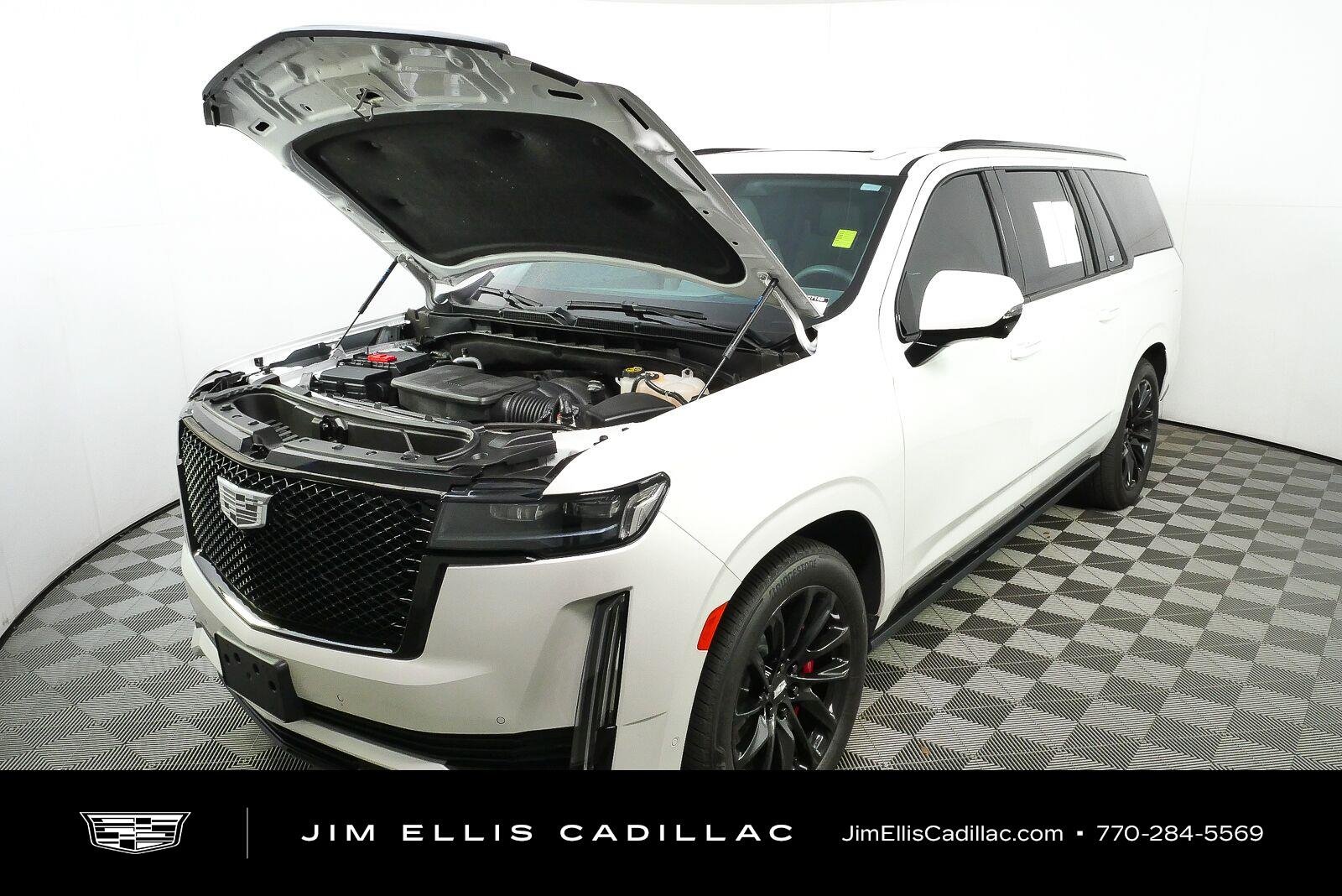 Used 2023 Crystal White Tricoat Cadillac 4WD Sport Platinum image 31
