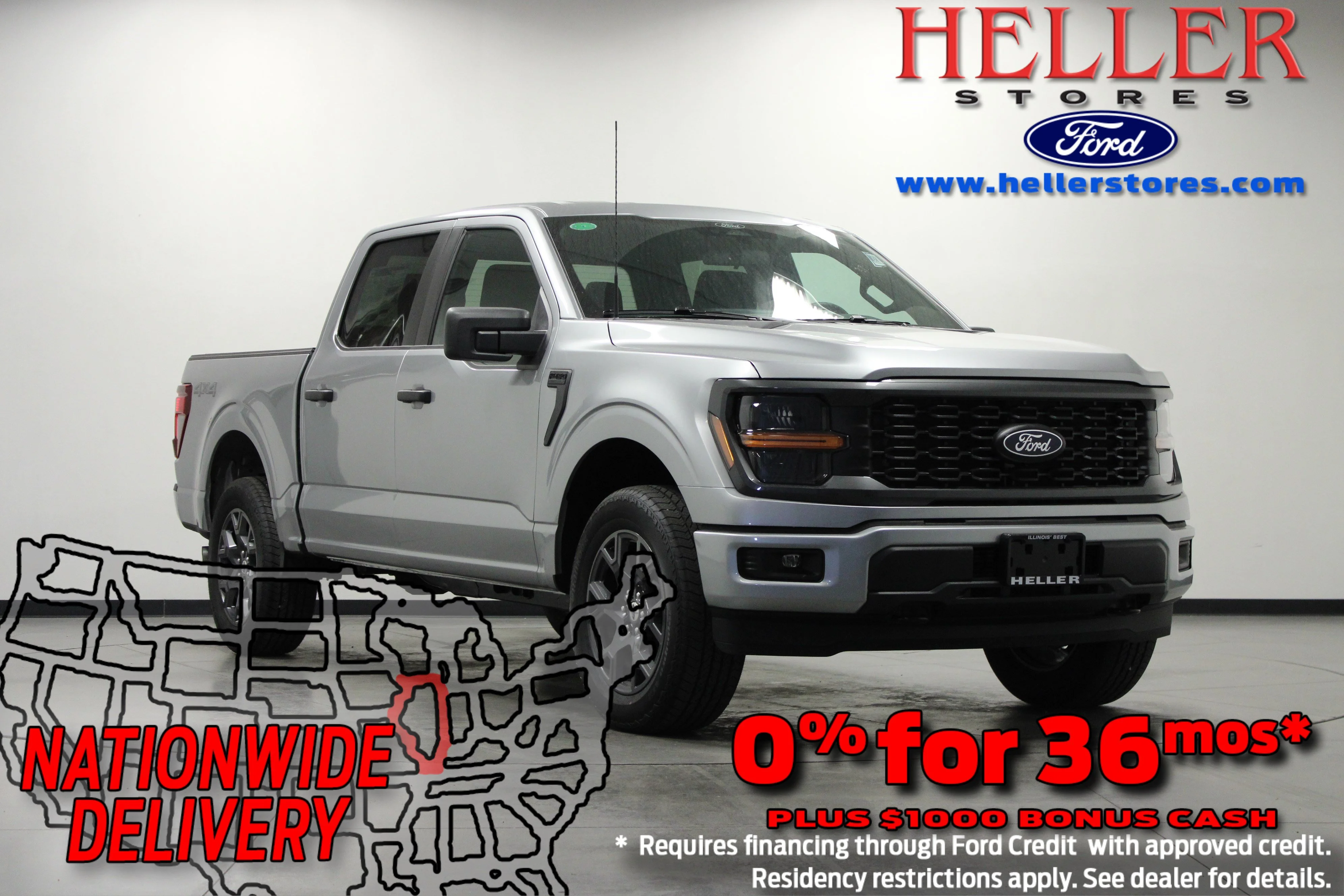 New 2026 Iconic Silver Metallic Ford STX® image 1
