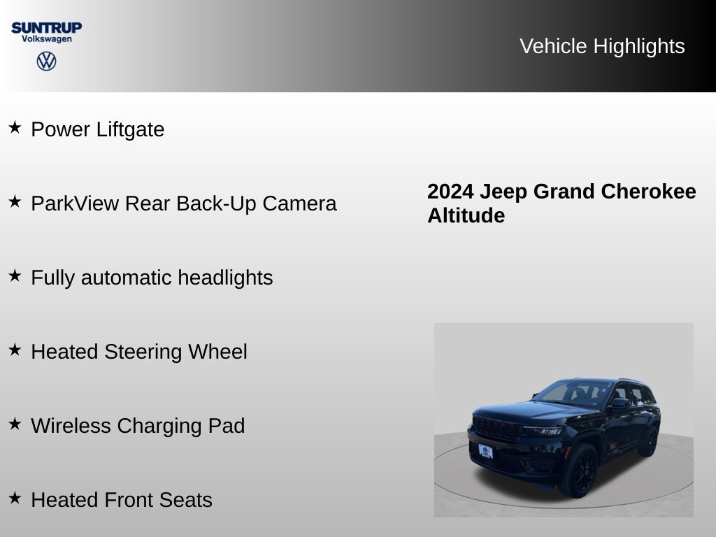 Used 2024 Black Jeep Altitude image 16