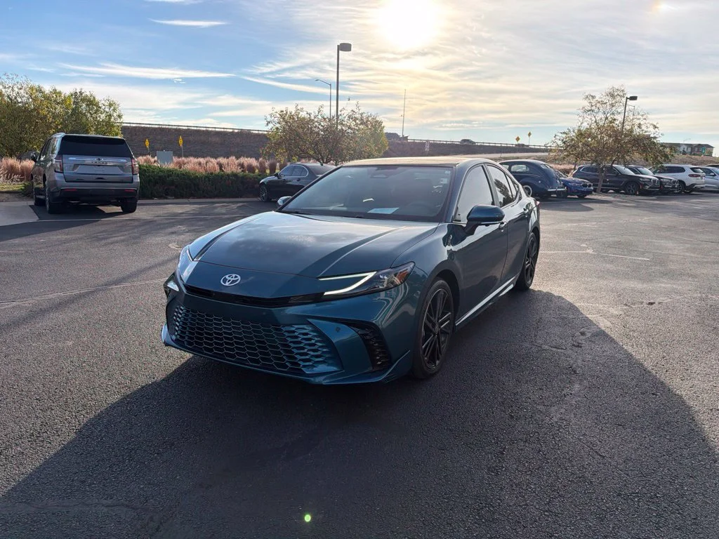 Used 2025 Blue Toyota XSE image 1