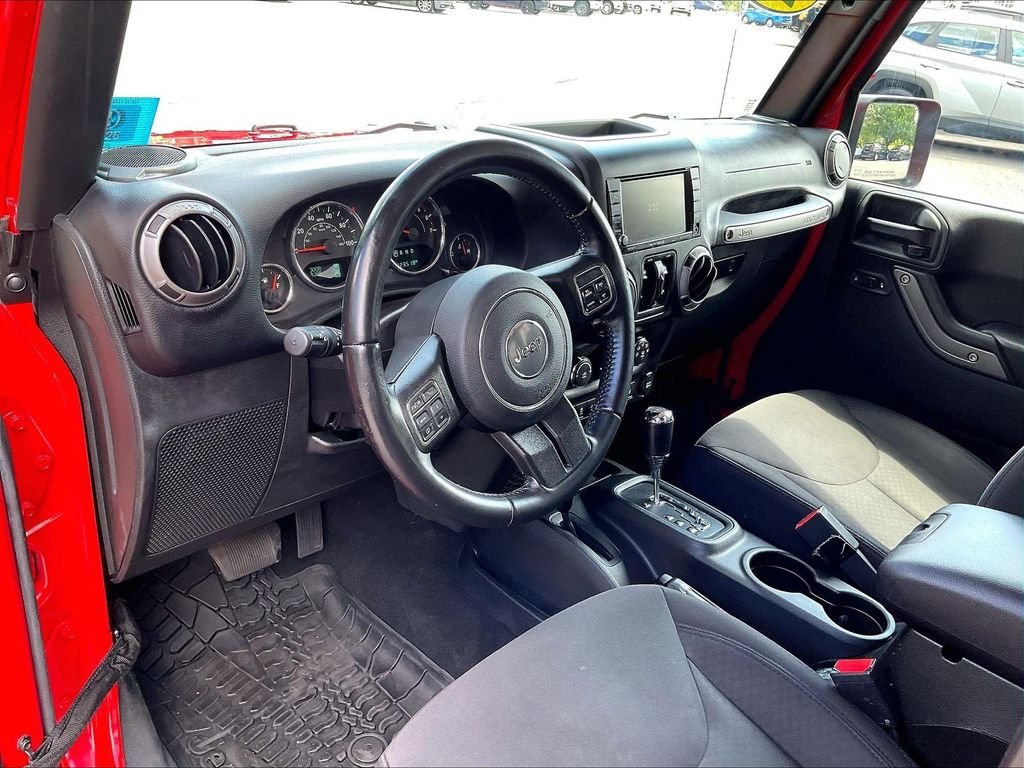 Used 2017 Red Jeep Unlimited Sport image 8