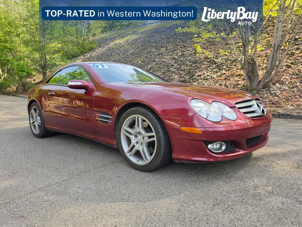 Used 2007 Red Mercedes-Benz SL 550 image 3