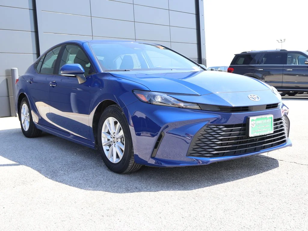 Used 2025 Blue Toyota LE image 6