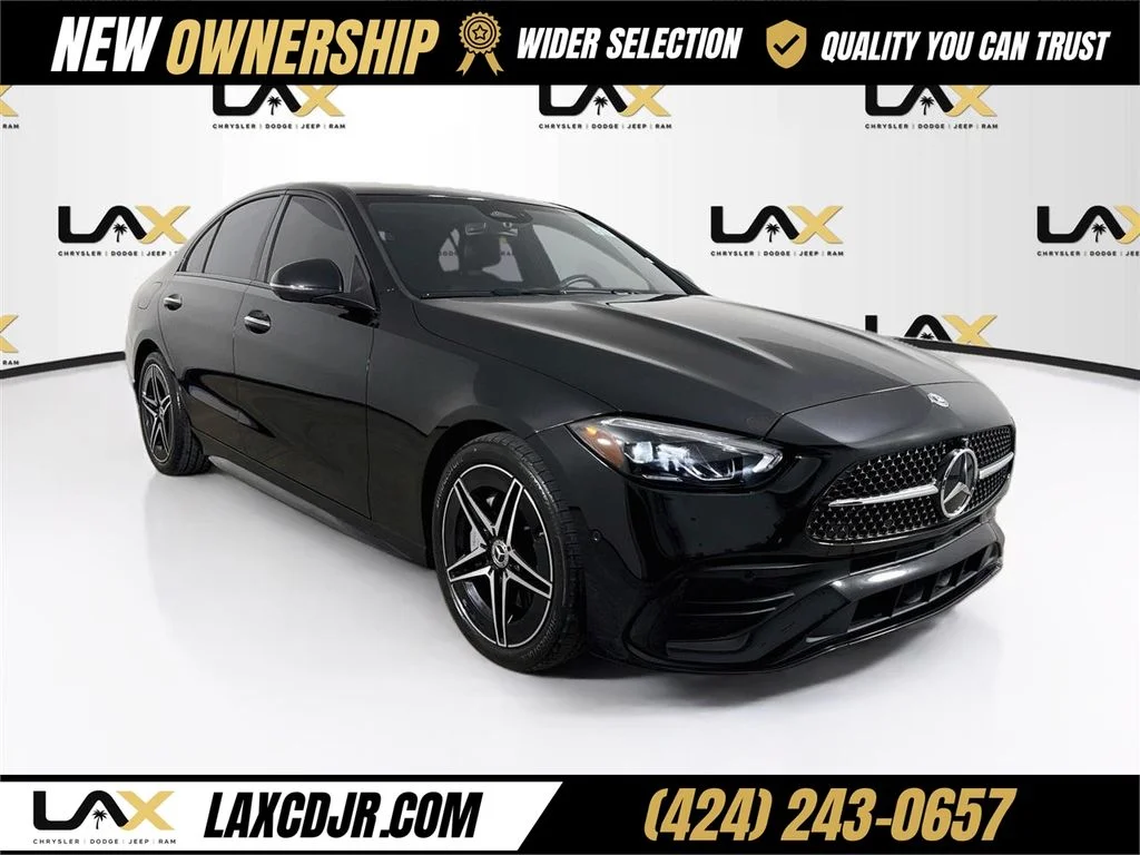 Used 2024 Black Mercedes-Benz C 300 image 1