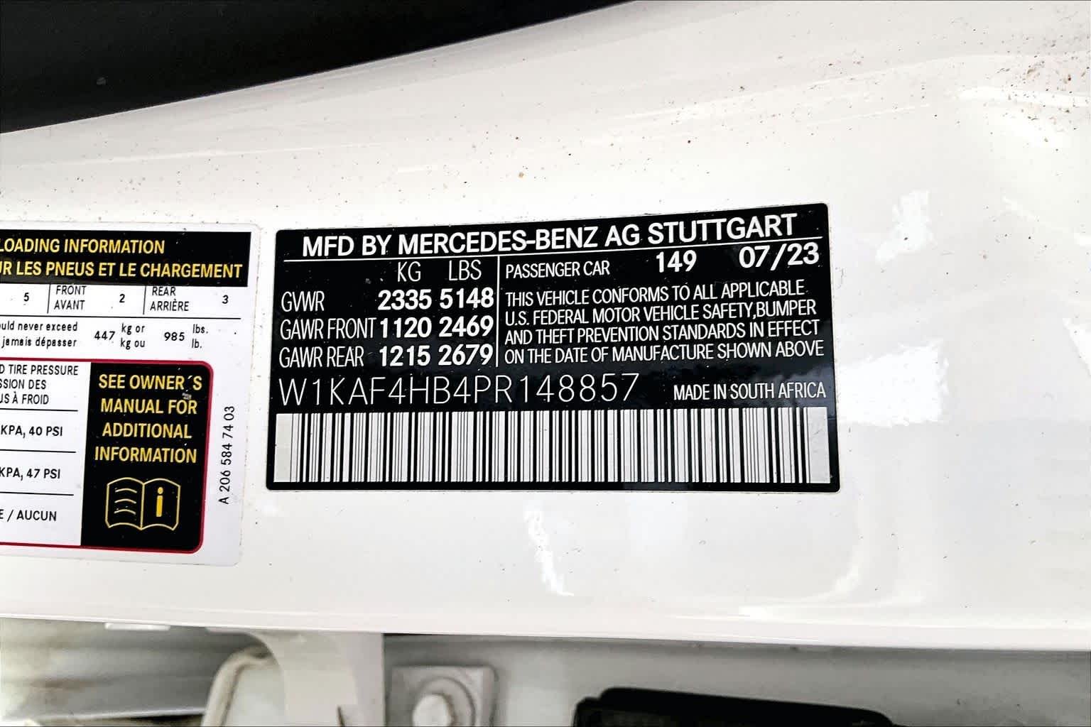 Certified Used 2023 Polar White Mercedes-Benz C 300 image 38