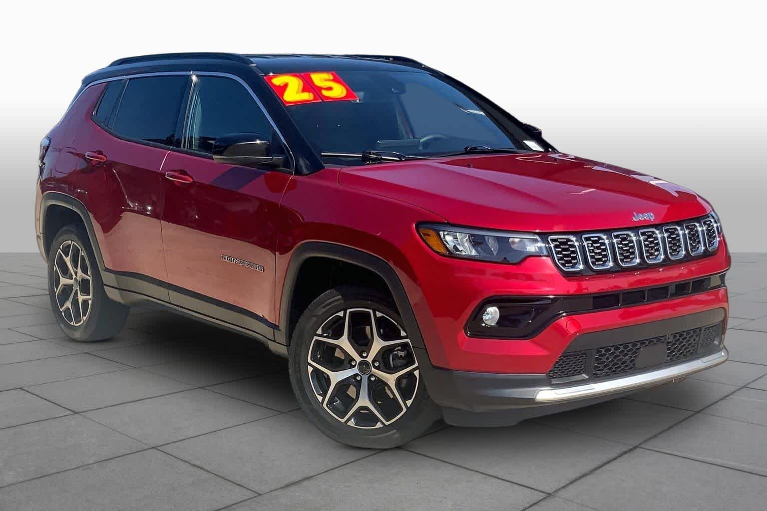 Used 2025 Red Hot Pearlcoat Jeep Limited image 3