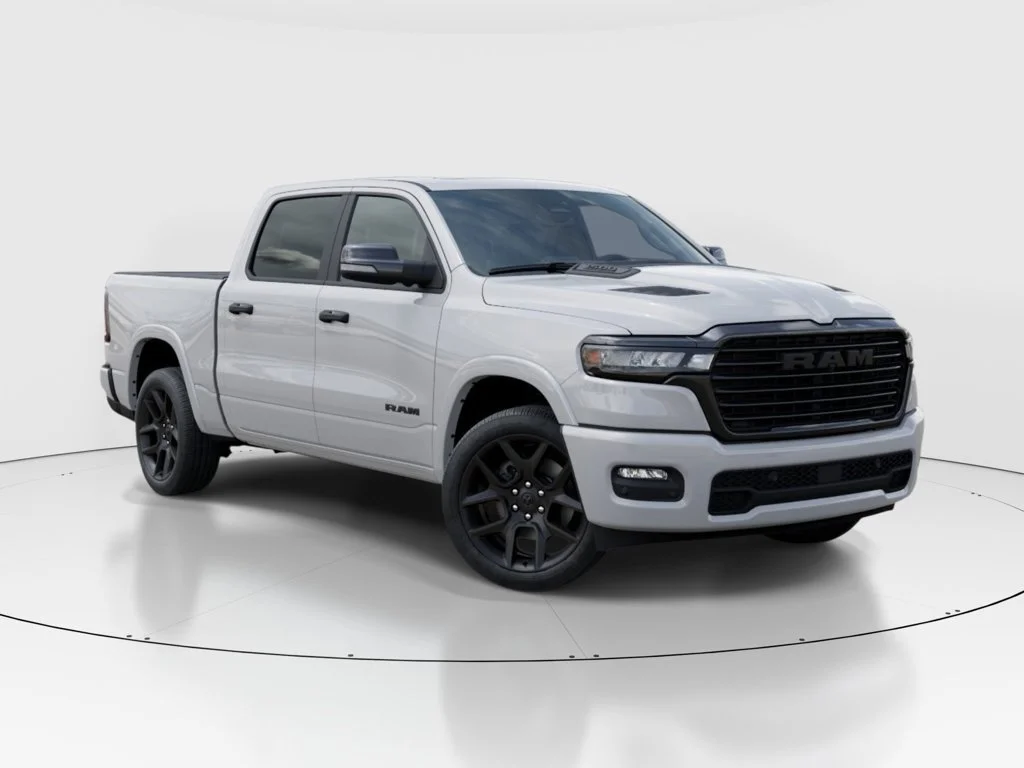 New 2026 Bright White Clear-Coat Exterior Paint RAM Laramie image 6