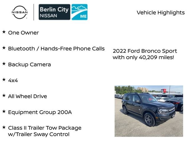 Used 2022 Black Ford Big Bend image 7