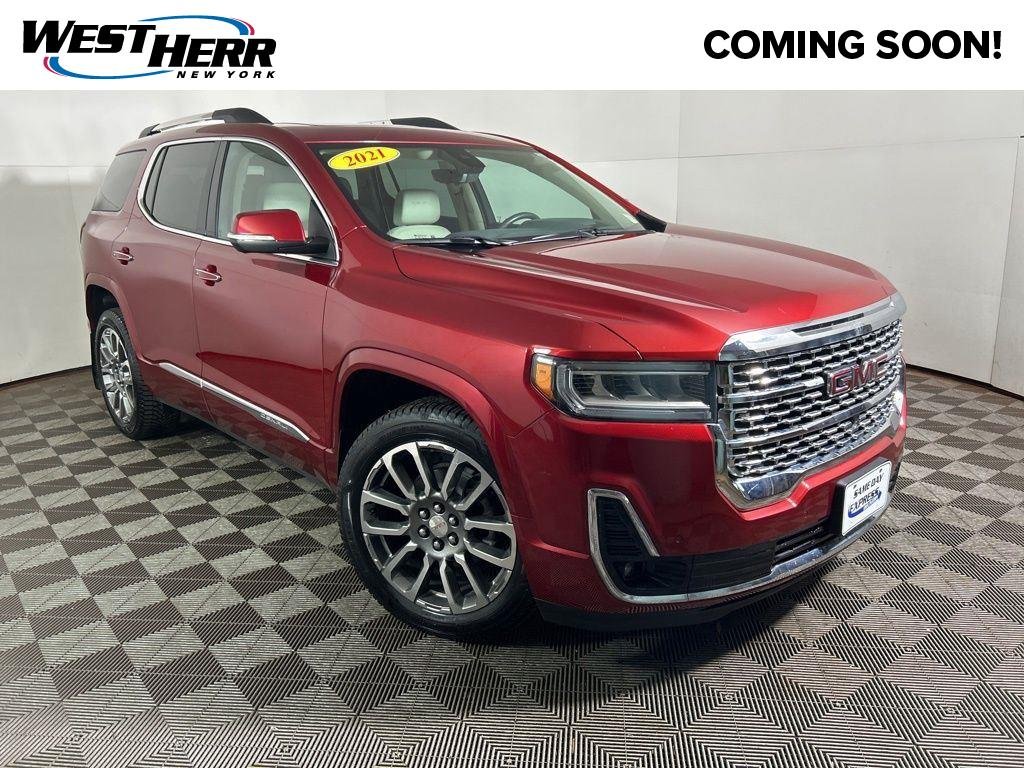 Used 2021 Cayenne Red GMC Denali image 1