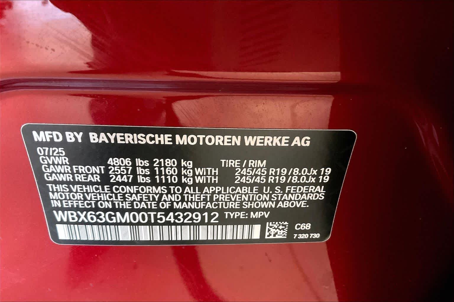 Certified Used 2026 Vegas Red Metallic BMW xDrive28i image 32