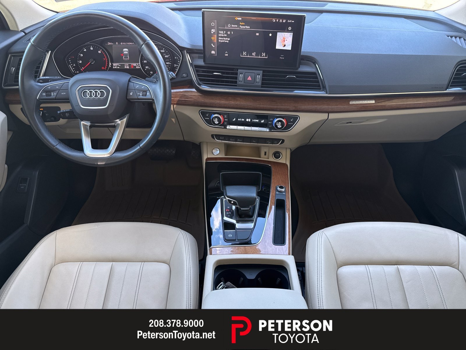 Used 2023 Blue Audi 45 S line Premium image 12