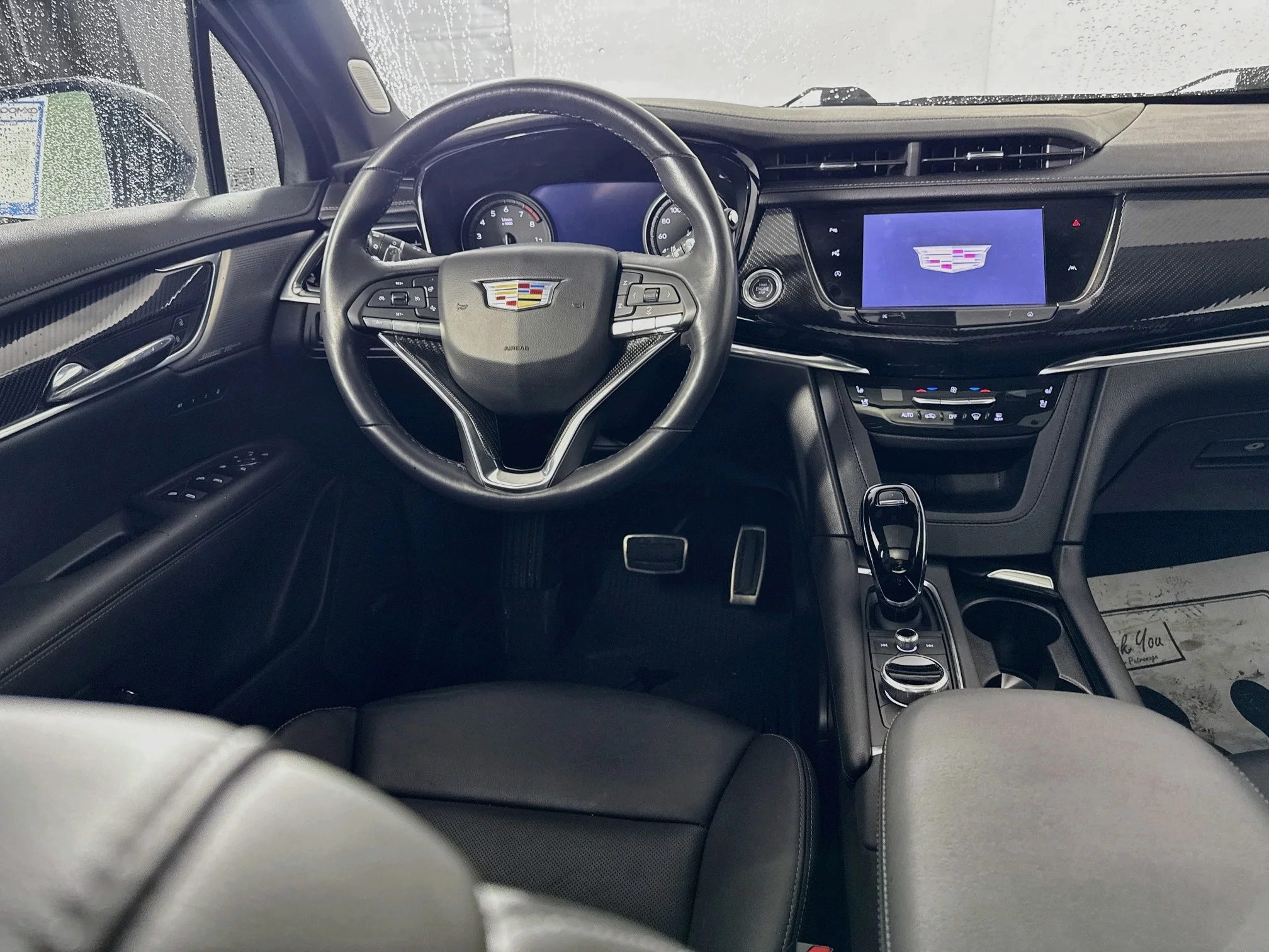 Used 2023 Stellar Black Metallic Cadillac AWD Sport image 22