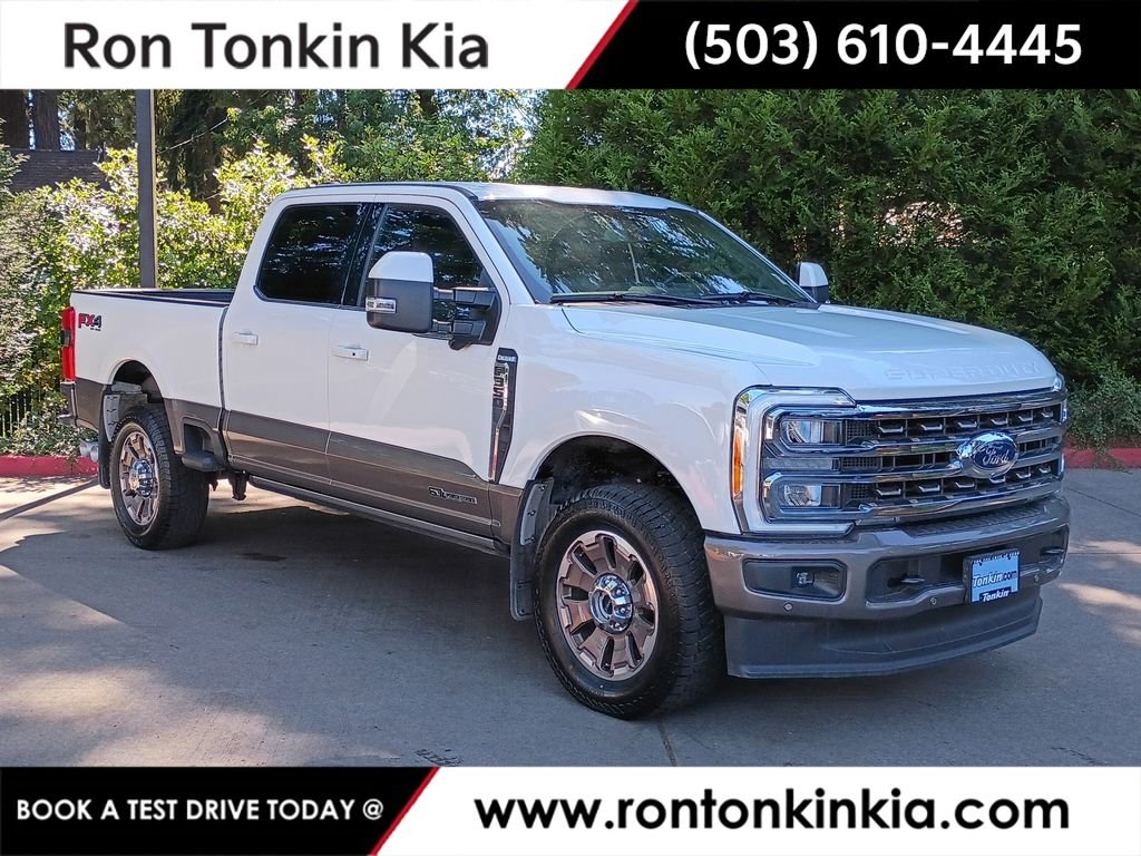 Used 2023 White Ford King Ranch image 1