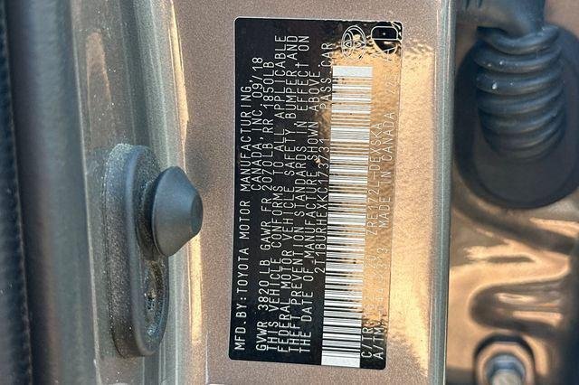 Certified Used 2019 FALCON GRAY METALLIC Toyota  image 29