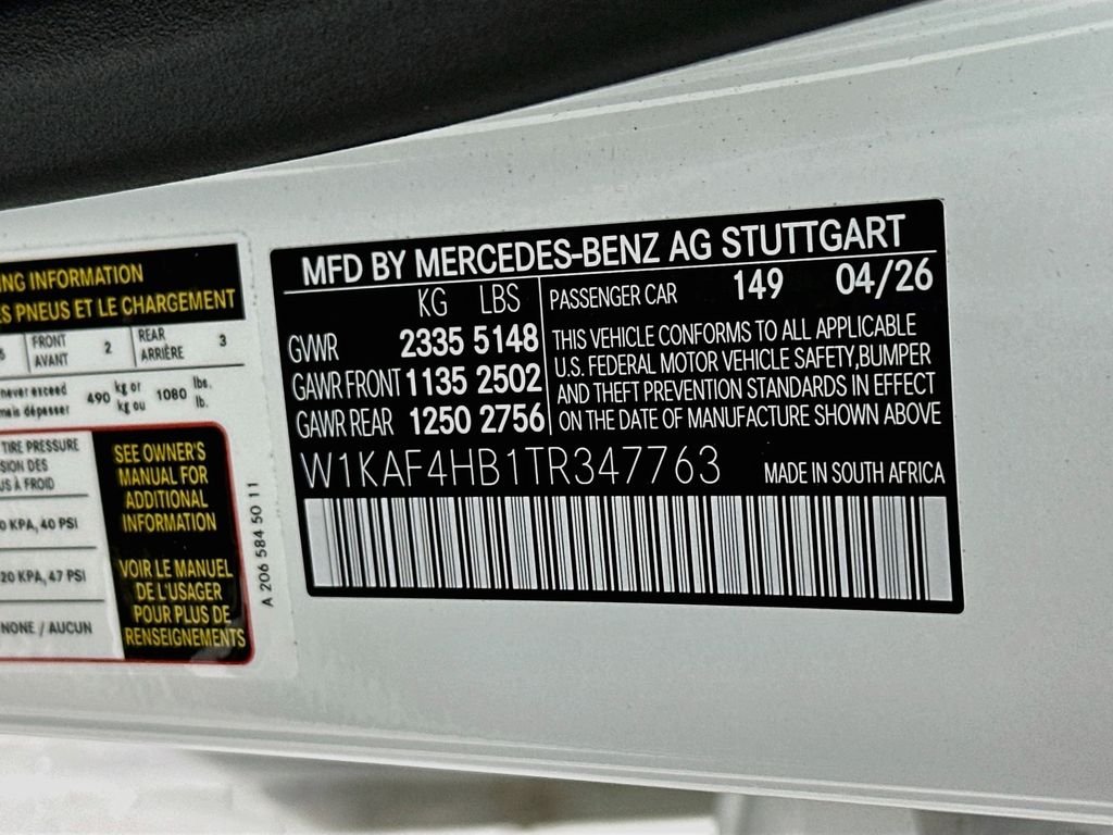 New 2026 Polar White Mercedes-Benz C 300 image 33